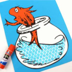 Cat in the Hat Fish Bubble Craft.