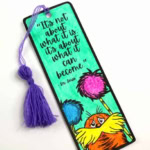 Fun Paper Bookmark Lorax Craft.