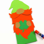 diy gnome paper bag puppet.