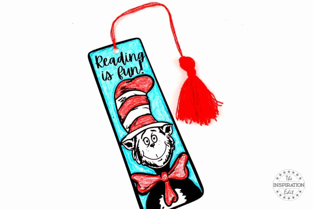 Cat in the Hat Bookmarks.