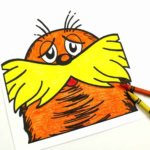 Lorax Coloring Page.