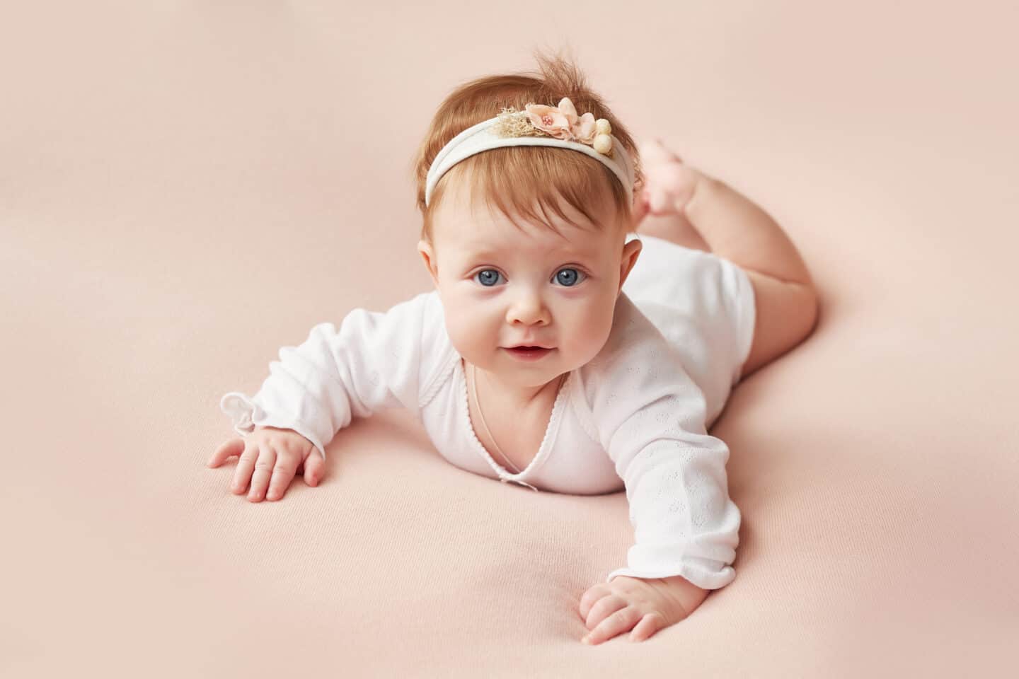 Biblical Baby Names For Girls. Baby smiling. 