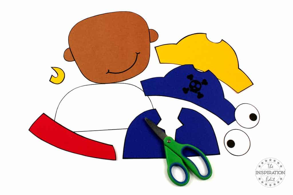 Pirate Paper Craft for Kids.