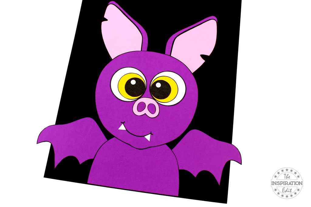 Halloween Paper Bat Craft.