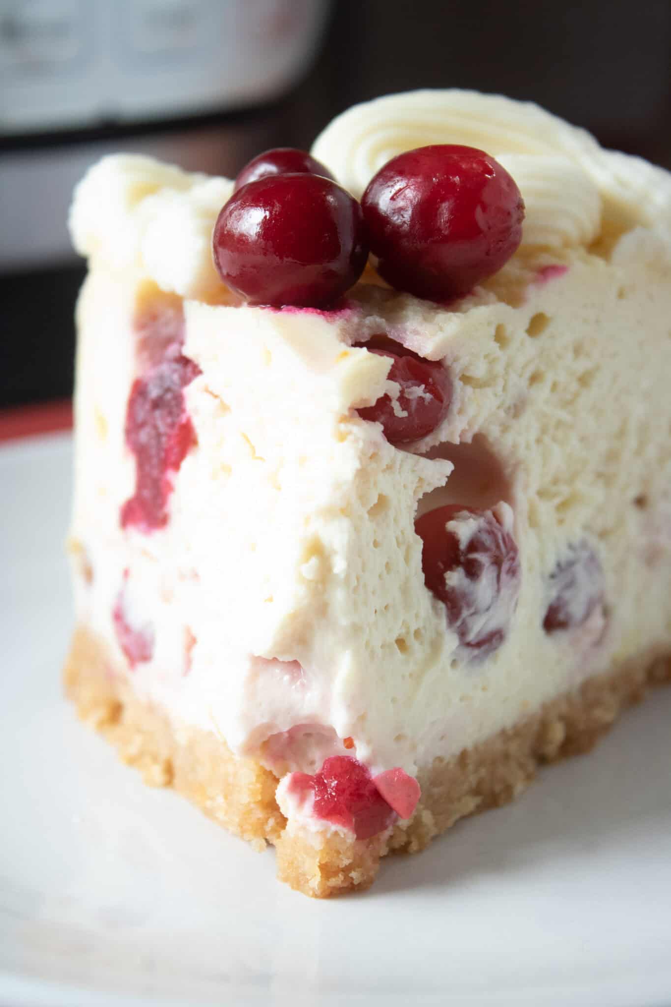 Easy Orange Cranberry Instant Pot Cheesecake | The Instant Pot Table