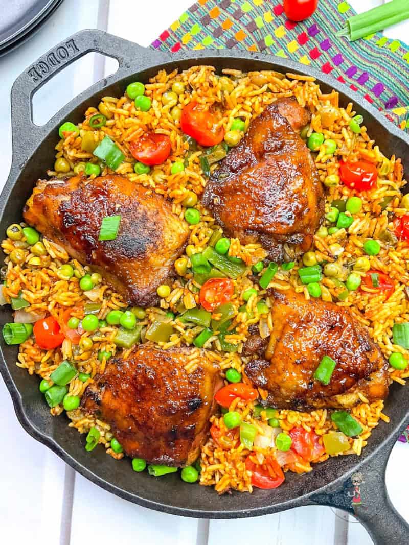 Puerto Rican Chicken and Rice Recipe | The Inspiration Edit