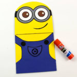 Adorable Minions Puppet Craft.