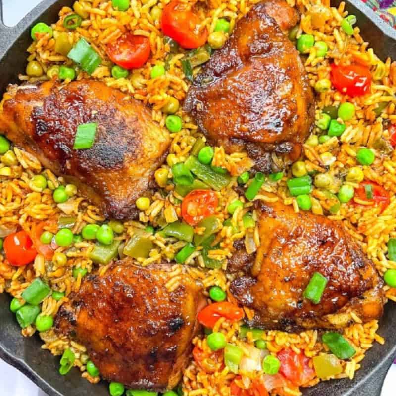 Puerto Rican Chicken and Rice Recipe | The Inspiration Edit