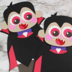 Vampire Puppet Paper Bag Craft.