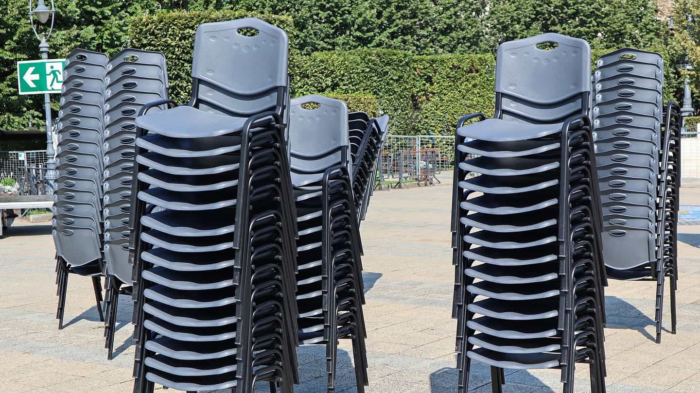 Stackable Chairs Can Double Your Dining Space