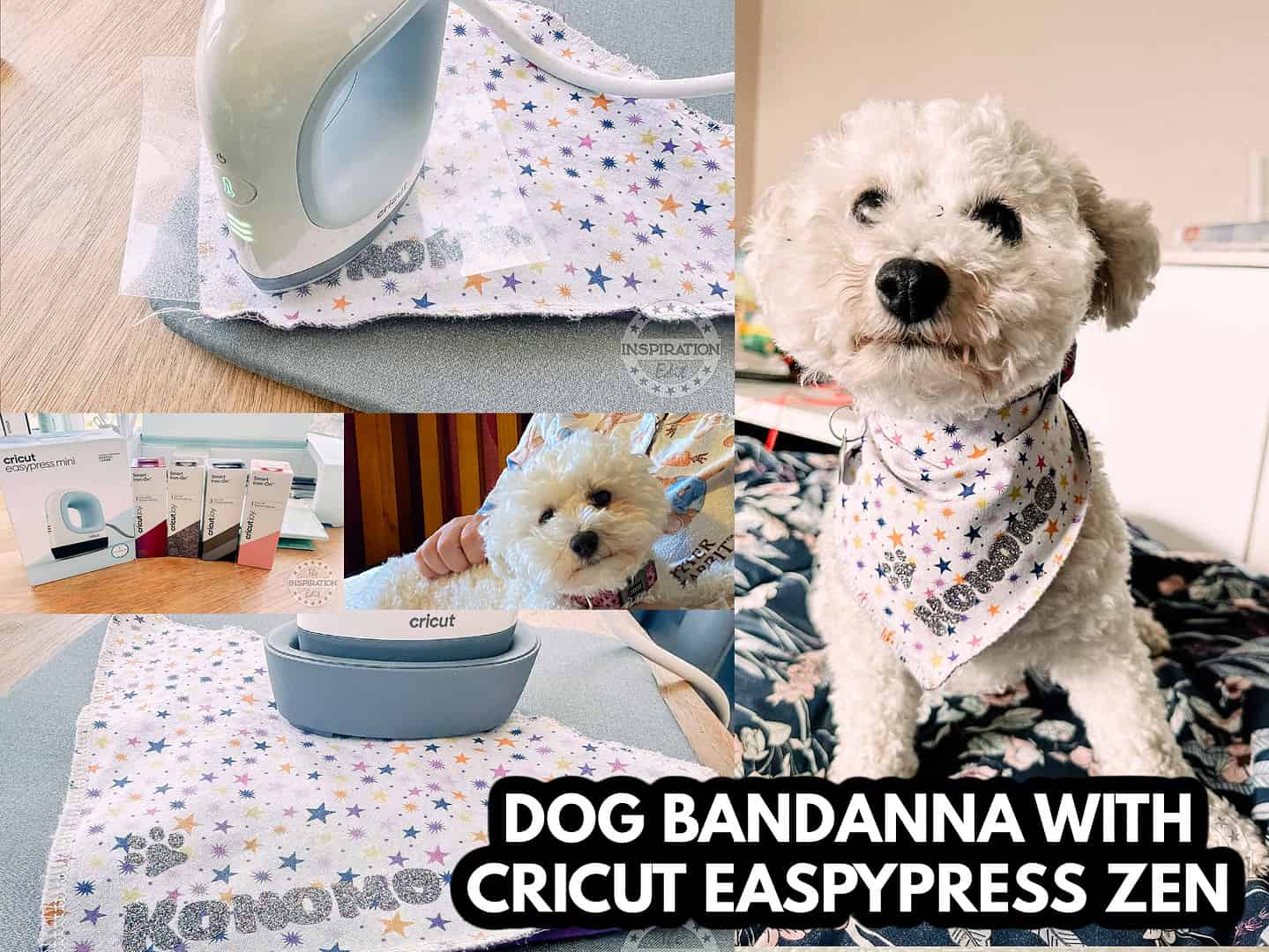 Dog Bandanna Cricut Tutorial.