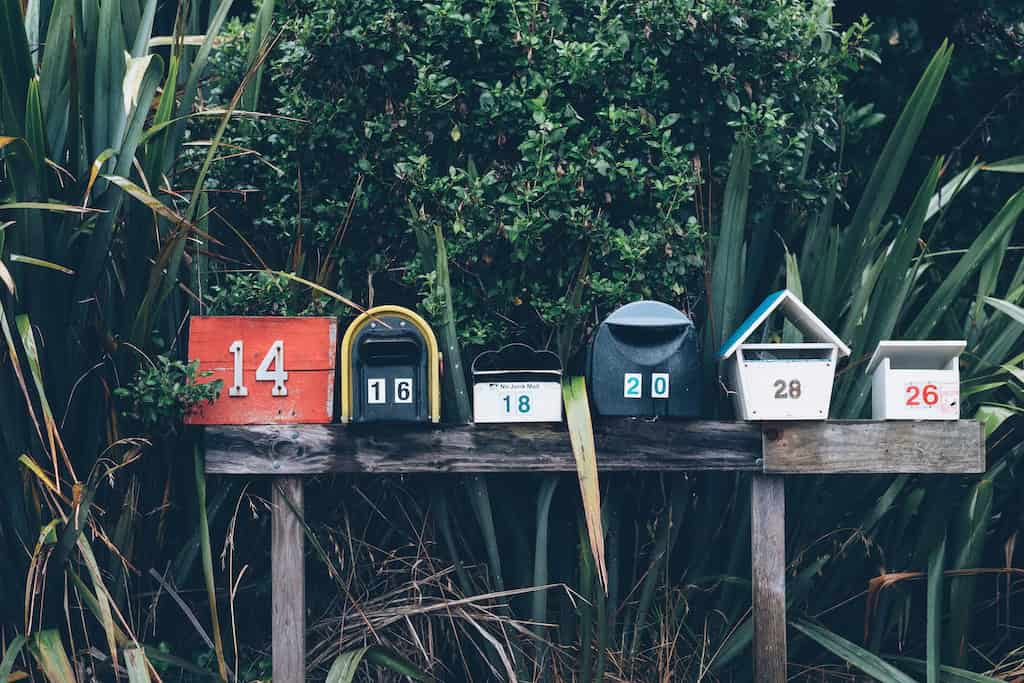 Decorating Your Outdoor Space including post boxes. 