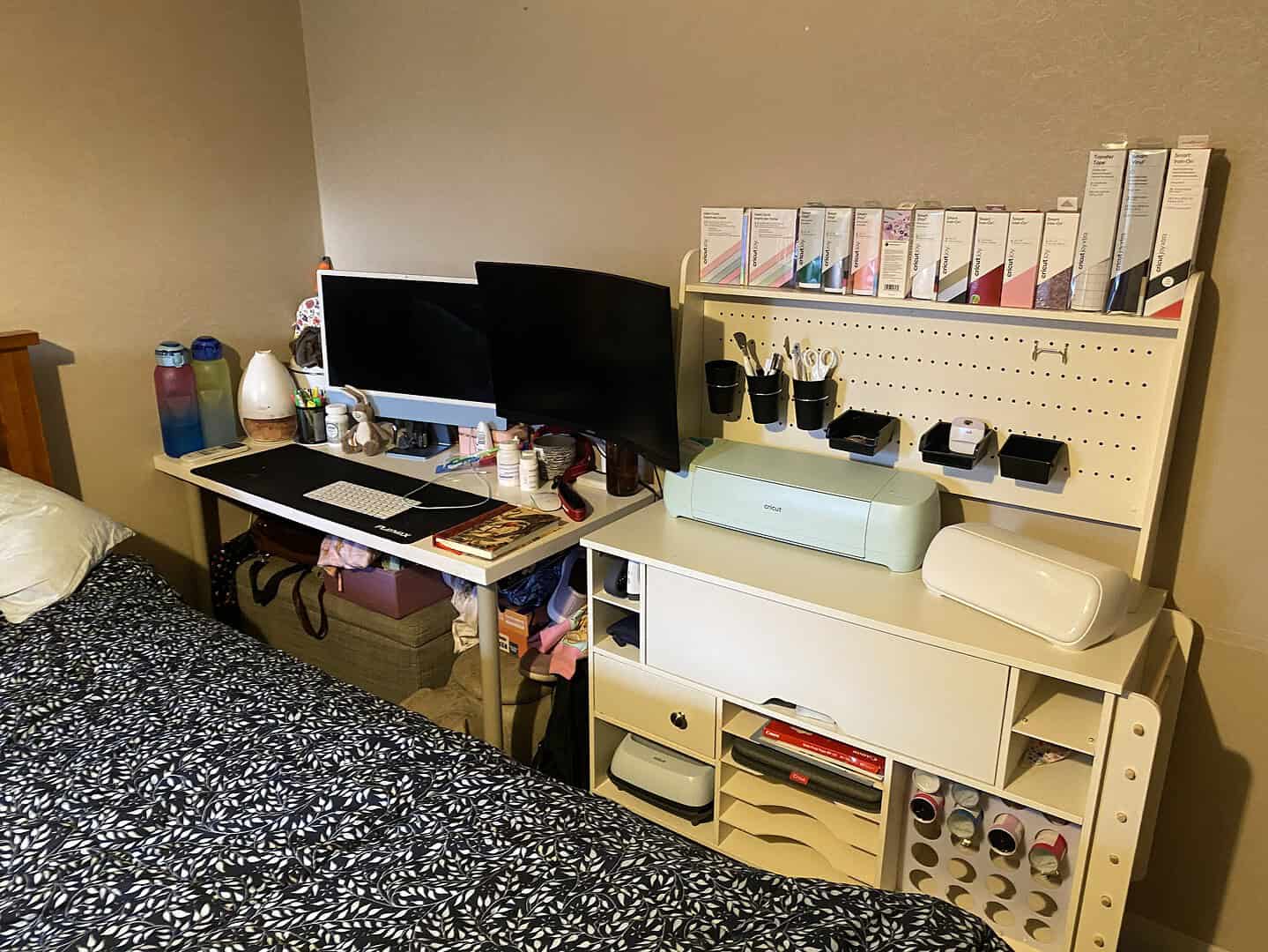Cricut Storage Cabinet.