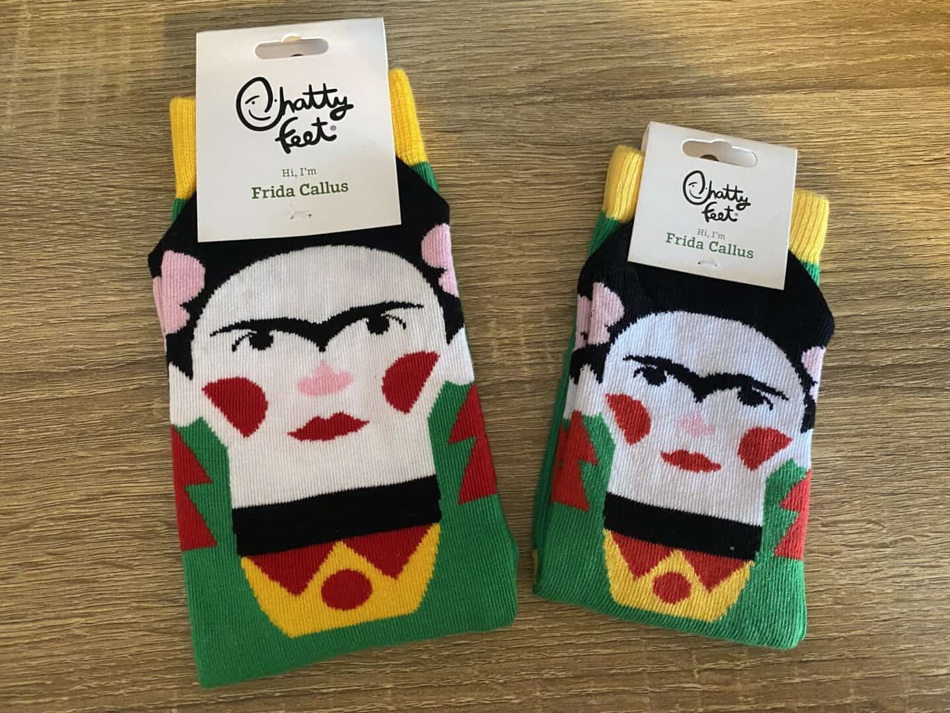 printed socks frida Khalo. 