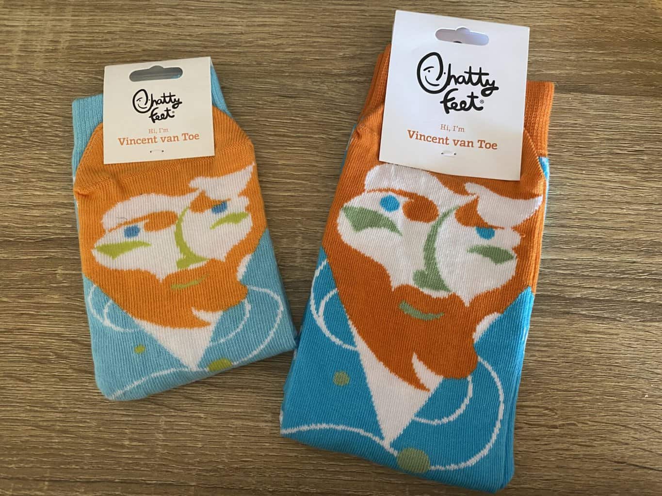 van gogh 2 pairs of socks.