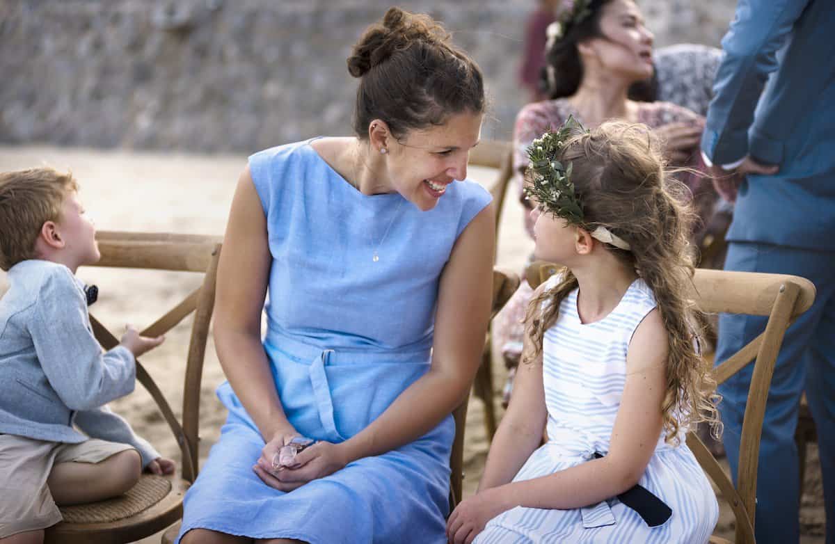 Feel Special On Your Wedding Day | Family at wedding enjoying themselves.