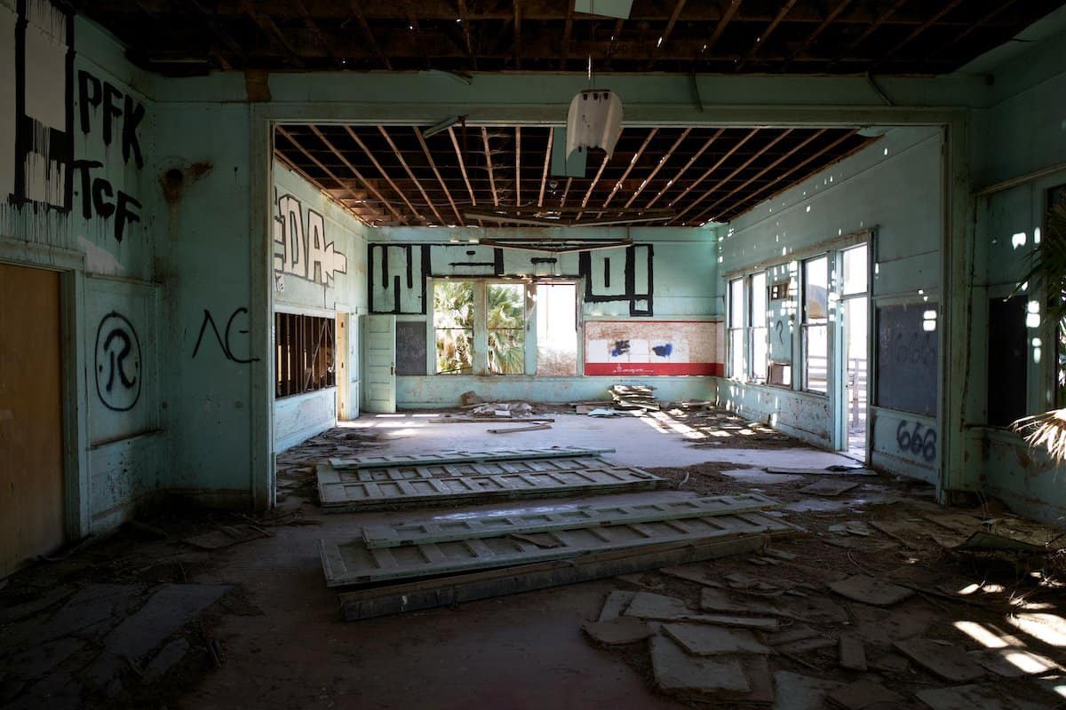 Safe Homes for Your Children | A derelict Home damaged and awaiting repair.