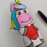 Toilet Tube Unicorn Craft.