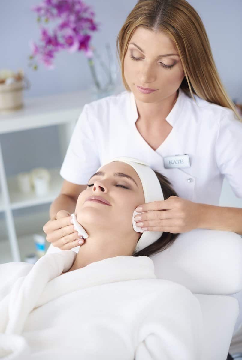 Restylane Effects | Woman in cosmetology studio.