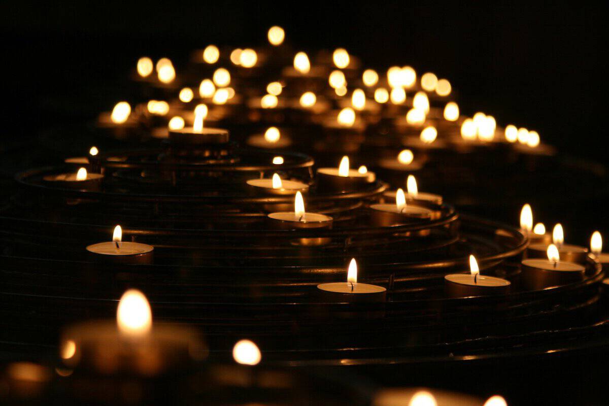 Cope with Loss | Candles lit during a sad time.
