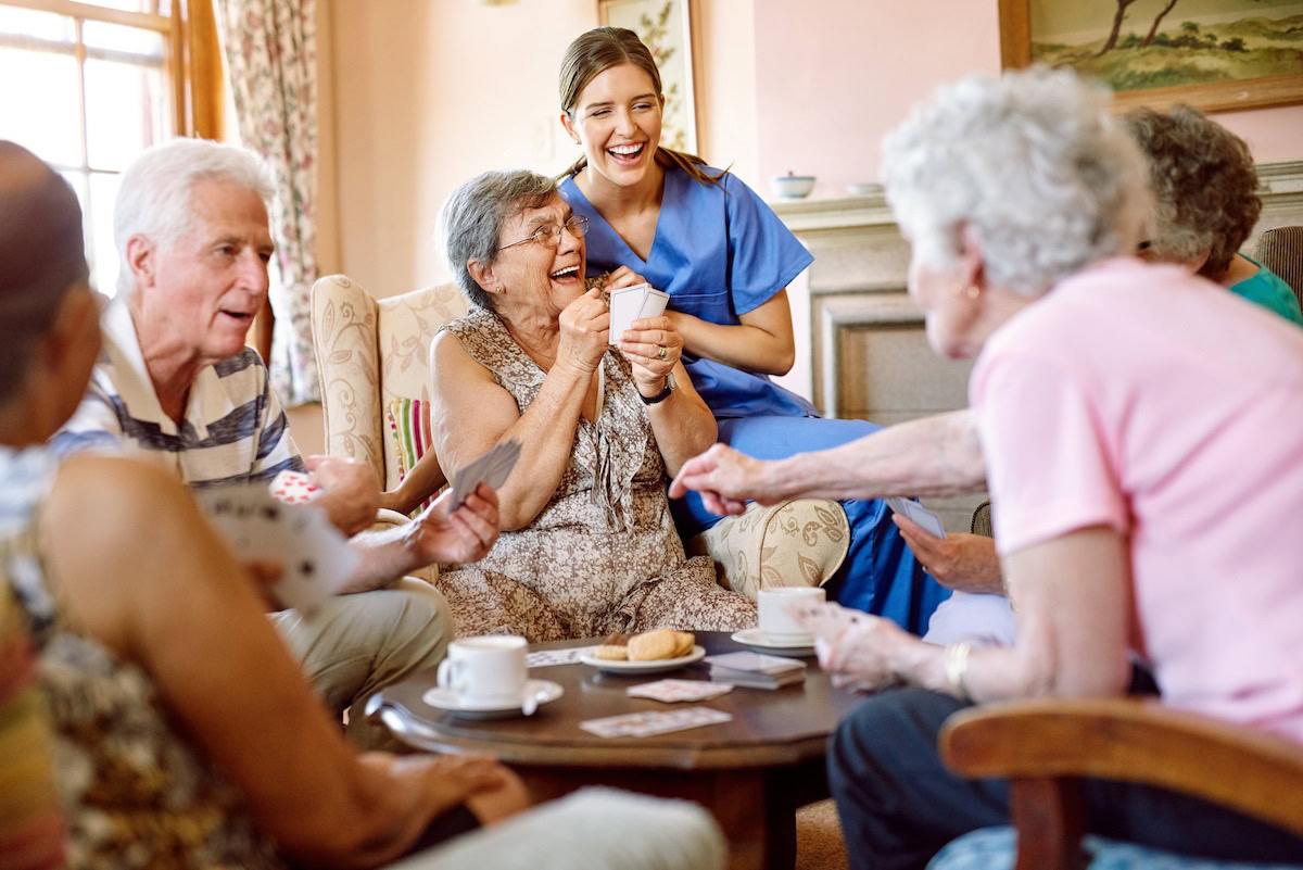 Aging at home versus assisted living.