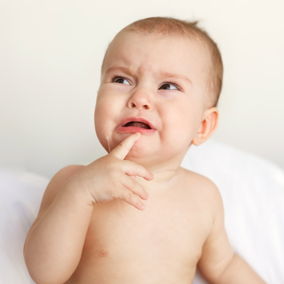 Worst baby names ever, a baby looking upset.