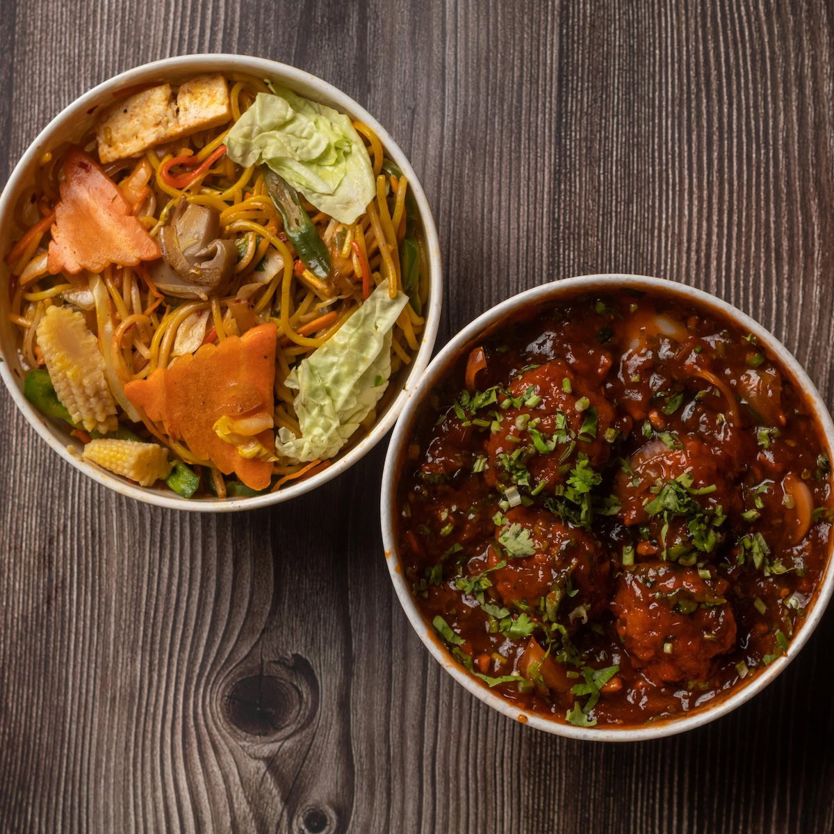 Delicious ideas for every occasion | Two dishes of oriental food.