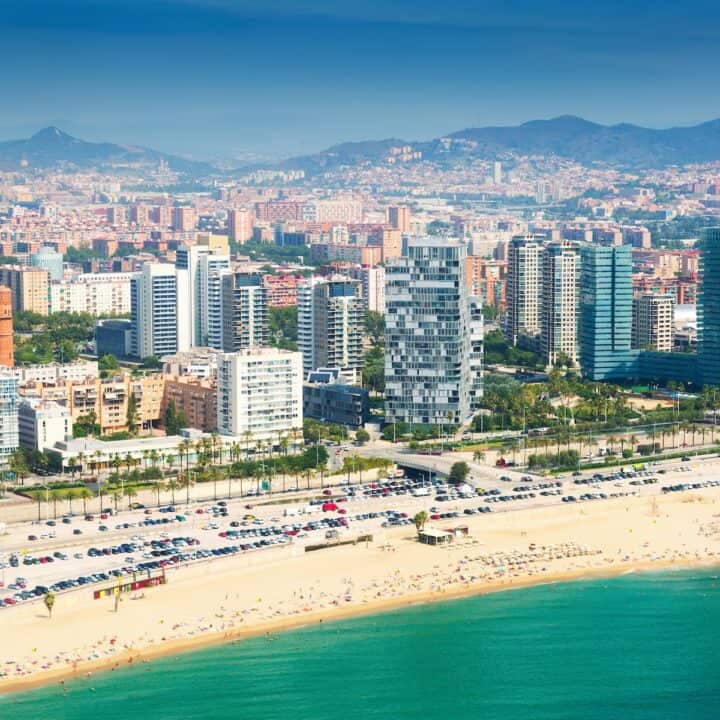 Save Money and Time in Barcelona | The Spanish coastline and seafront of Barcelona.