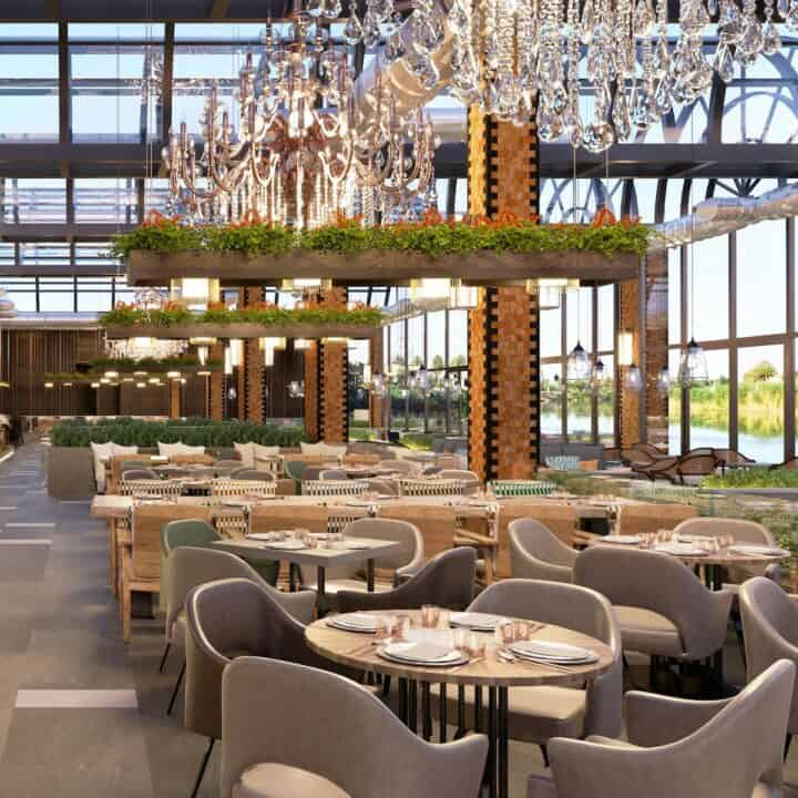 Choose the Perfect Restaurant Chairs | Chairs arranged awaiting customers in a restaurant.