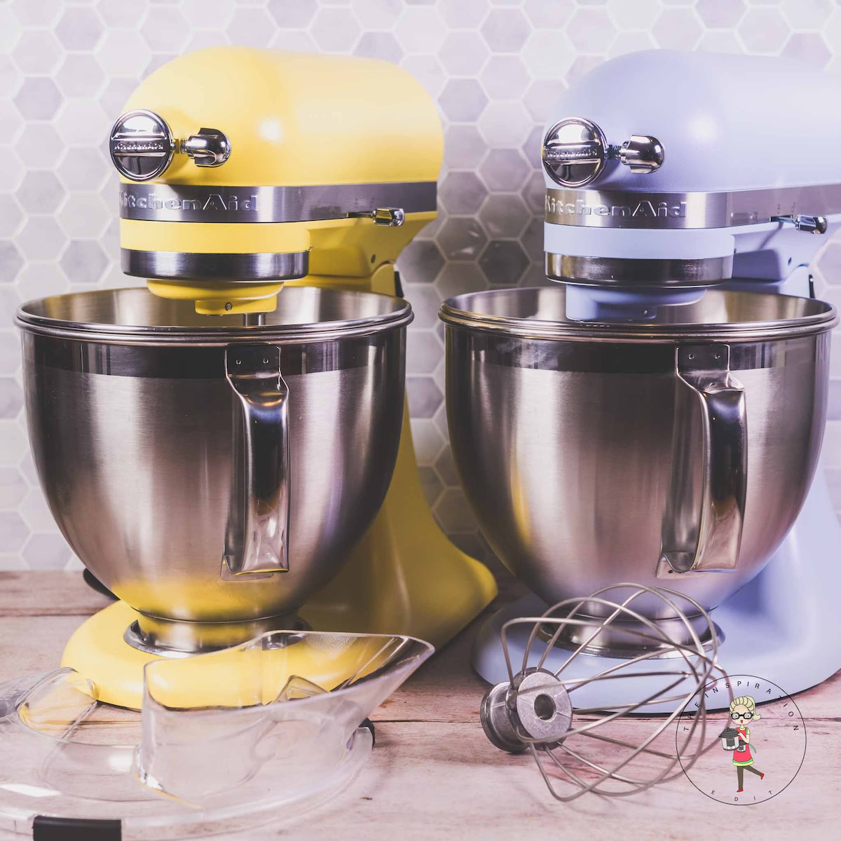 KitchenAid Stand Mixer Butter and Salt Blue mixers.