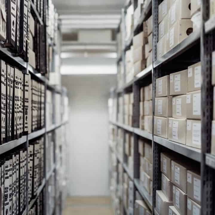 archives warehouse.