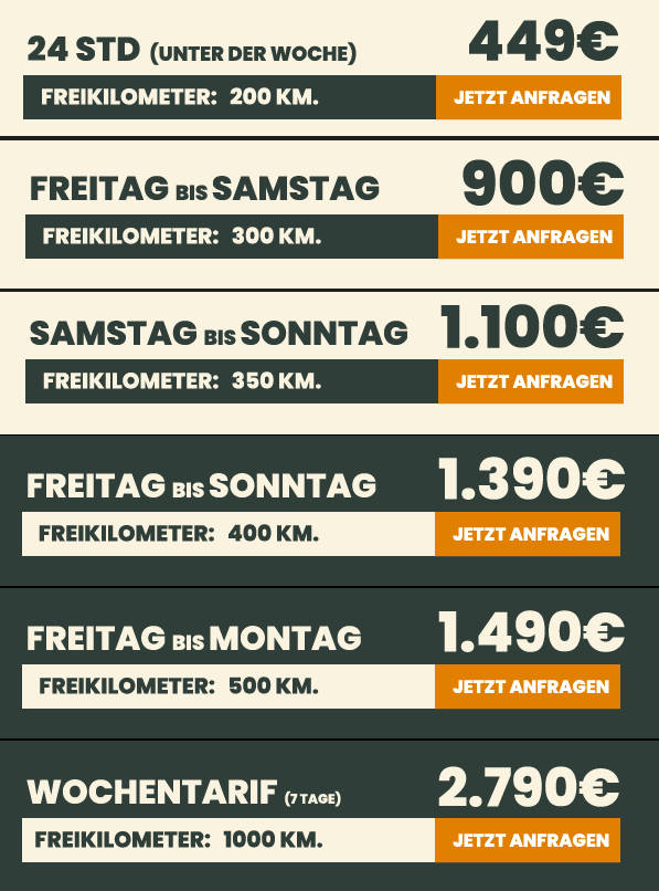 Mercedes G63 AMG Sommerpreise 2024