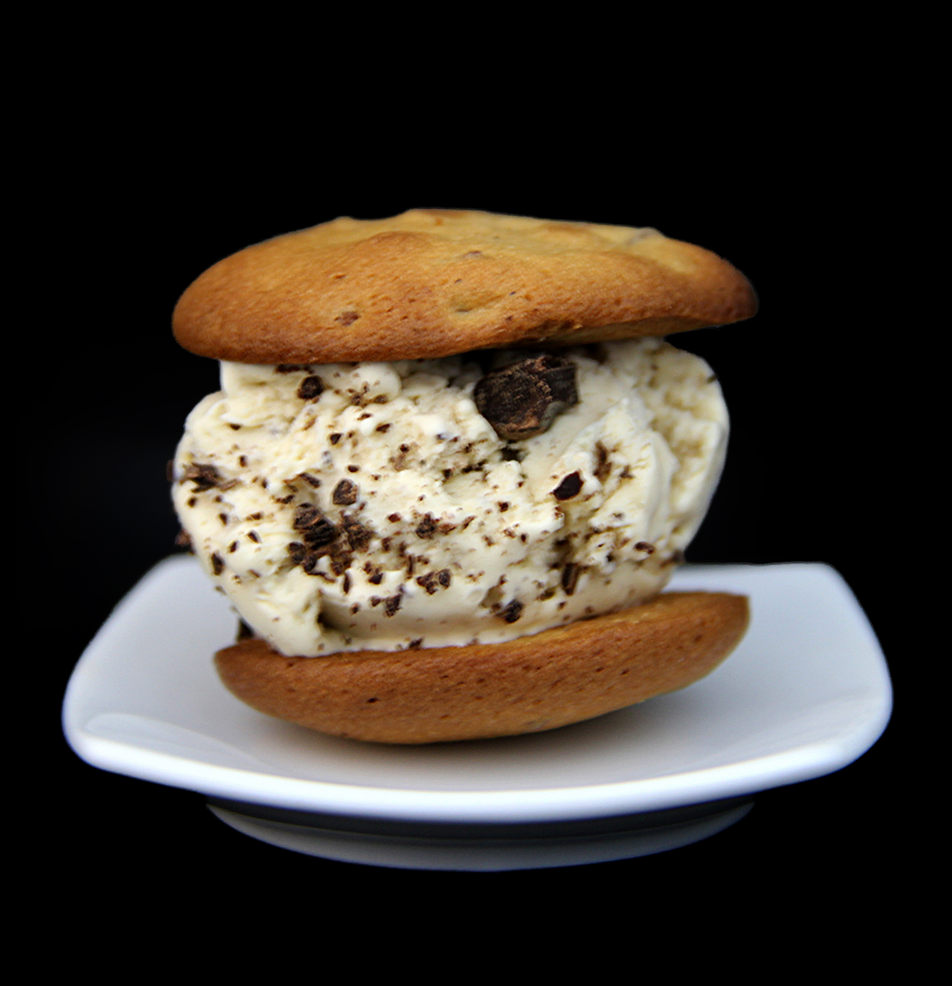 bourbon choc chip ice cream sandwichaabc