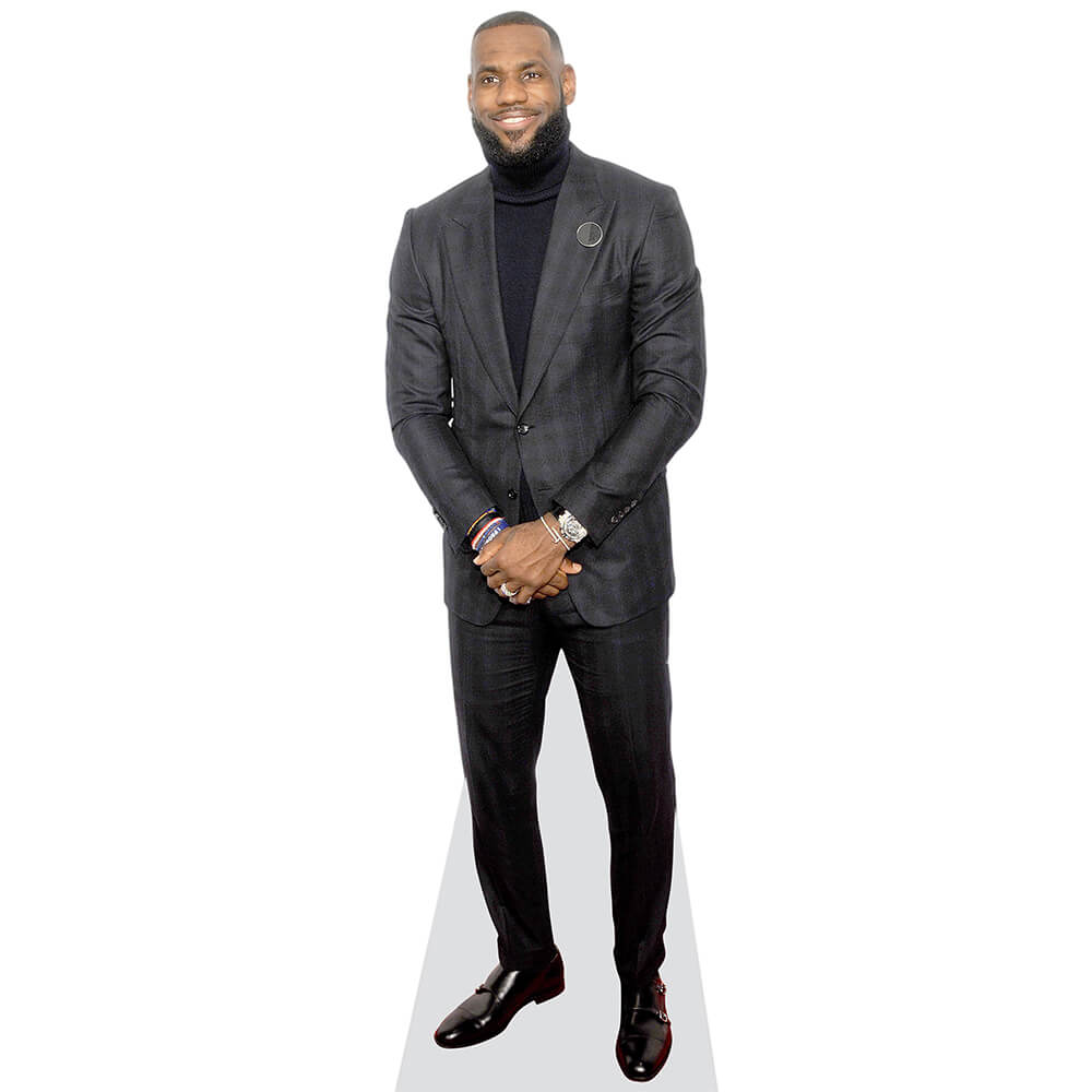 Lebron James (Black) Cardboard Cutout - Celebrity Cutouts