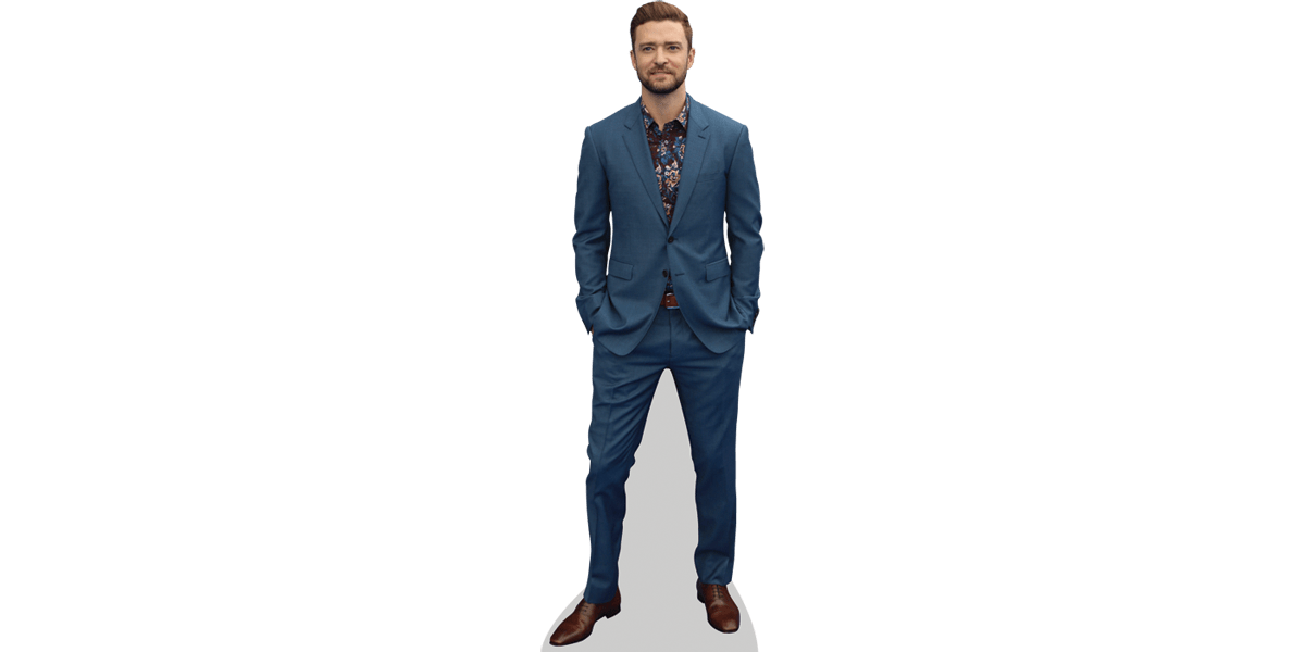 Justin Timberlake (Blue Suit) Cardboard Cutout Celebrity Cutouts