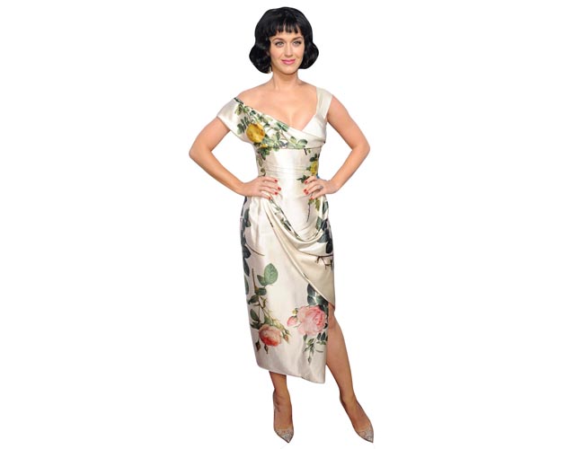 katy perry cut out dress Katy Perry Flowery Dress Cardboard Cutout Available in Life-Size or Mini –  Perfect for Parties, Displays & Collectibles. Great for Photos, Gifts & Fun
