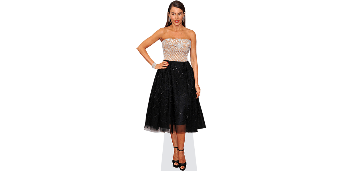 Sofia Vergara (Black Dress) Cardboard Cutout - Celebrity Cutouts