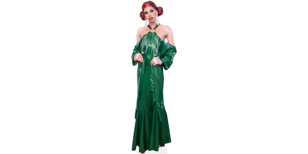 Naomi Smalls (Green Dress) Cardboard Cutout - Celebrity Cutouts