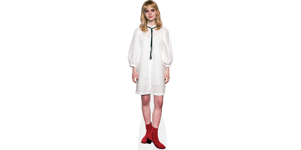 Sophie Thatcher (White Dress) Cardboard Cutout Celebrity Cutouts