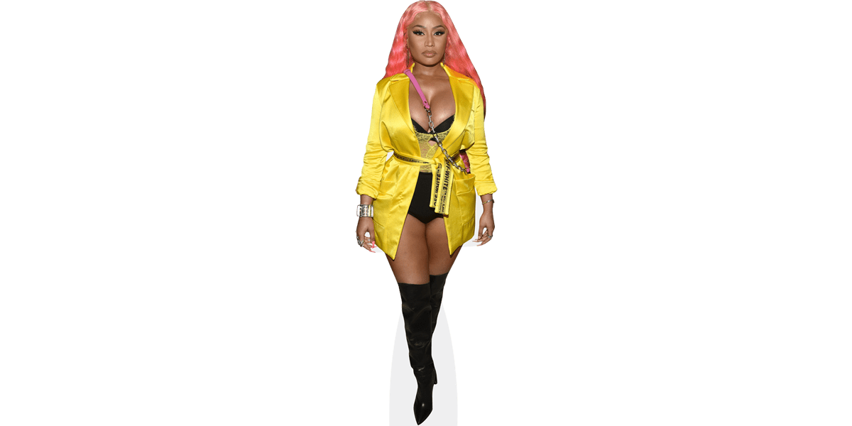 nicki minaj mini dress Nicki Minaj (Yellow Dress) Cardboard Cutout Available in Life-Size or Mini  – Perfect for Parties, Displays & Collectibles. Great for Photos, Gifts &