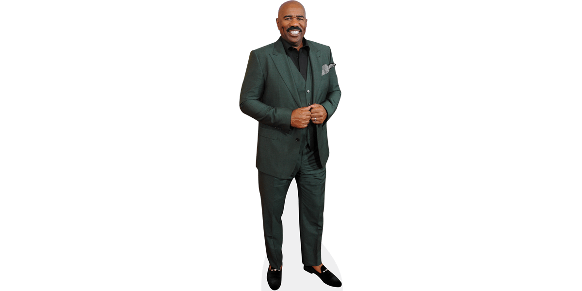 Steve Harvey (Green Suit) Cardboard Cutout Available in Life-Size or Mini   Perfect for Parties, Displays & Collectibles. Great for Photos, Gifts & ...