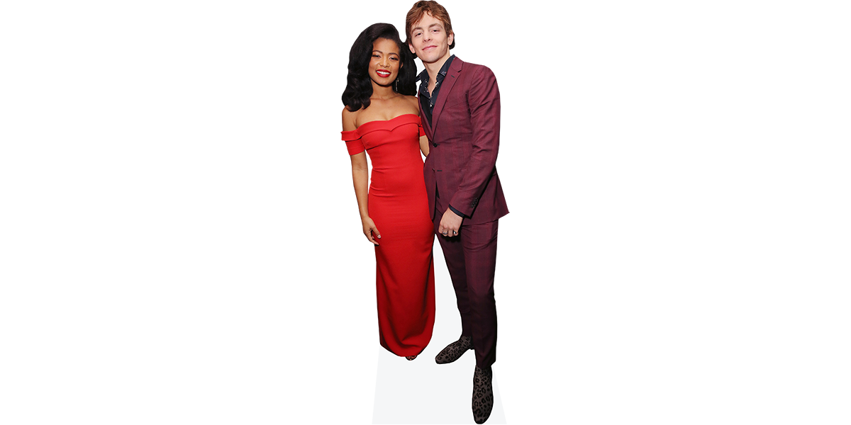 jaz sinclair red dress Jaz Sinclair Editorial Stock Photo - Stock Image