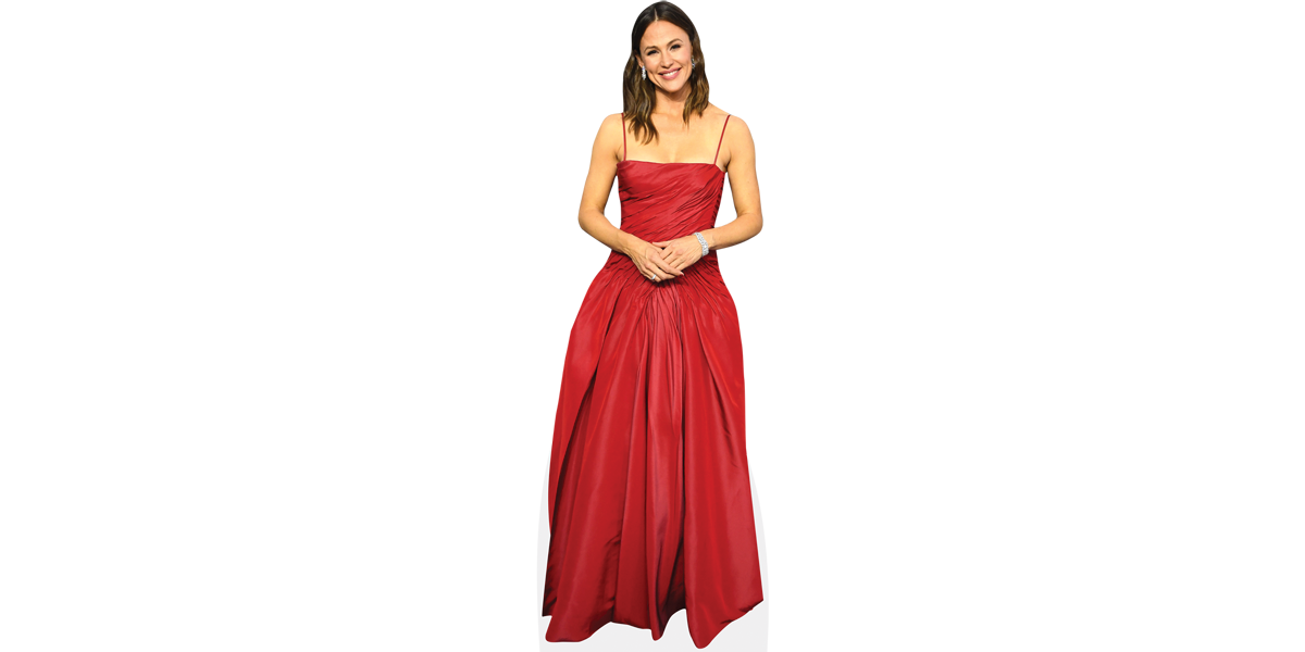 Jennifer Garner (Red Dress) Cardboard Cutout - Celebrity Cutouts