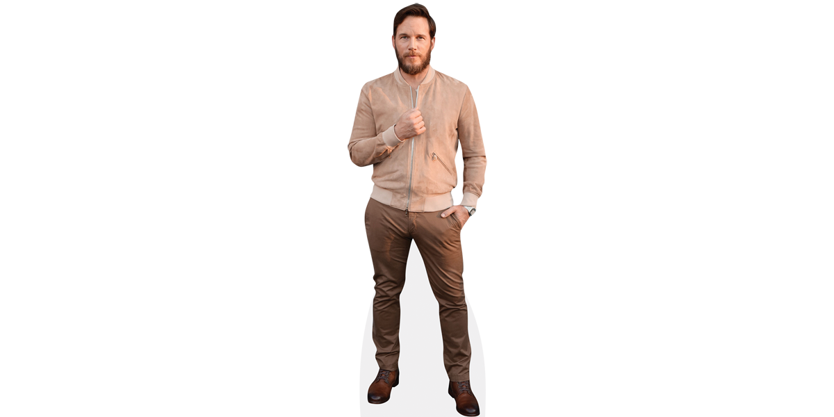 Chris Pratt (Tan Outfit) Cardboard Cutout Celebrity Cutouts