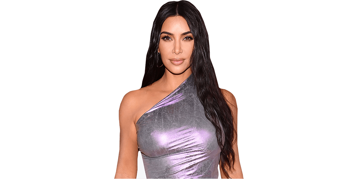 Kim Kardashian (Long Dress) Half Body Buddy Cutout