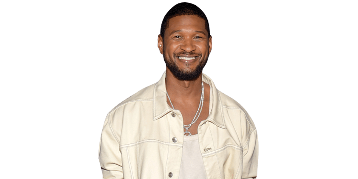 Usher (White Outfit) Buddy  Torso Up Cutout - Celebrity Cutouts