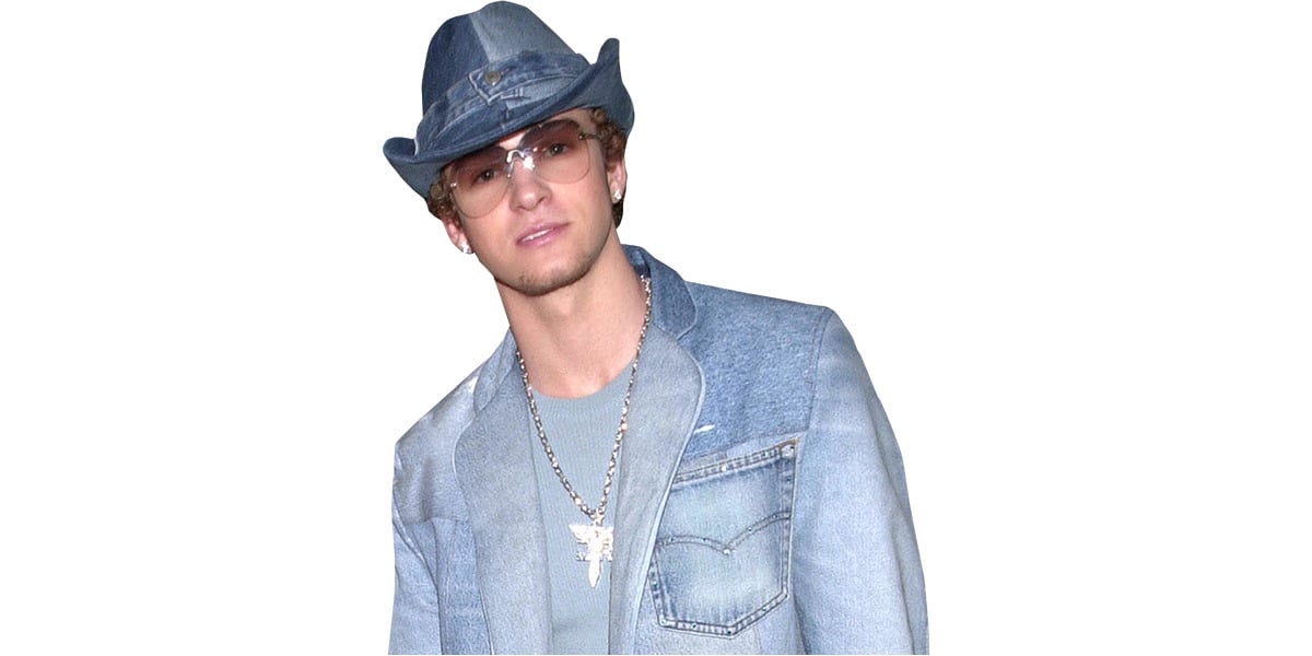 Justin Timberlake (Denim) Half Body Buddy Celebrity Cutouts