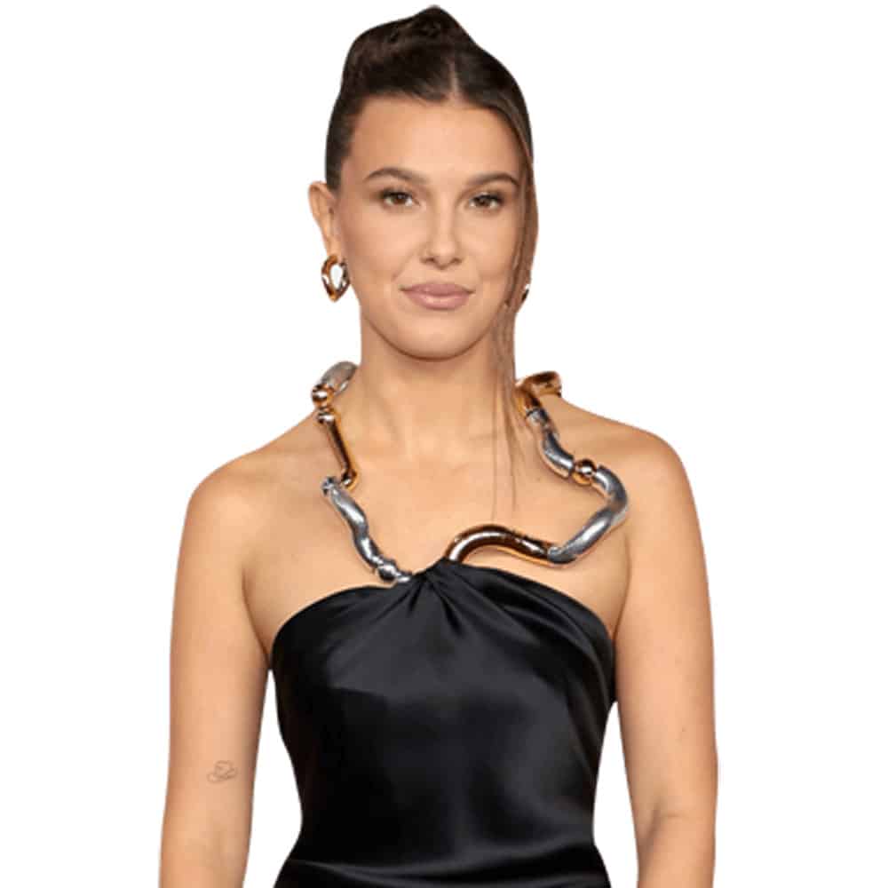 millie bobby brown black mini dress Millie Bobby Brown (Black Dress) Half Body Buddy