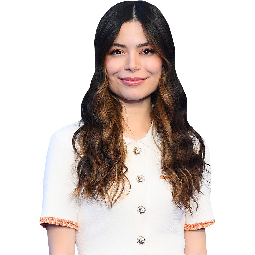 Miranda Cosgrove (White Dress) Buddy - Torso Up Cutout, image size:1000x1000