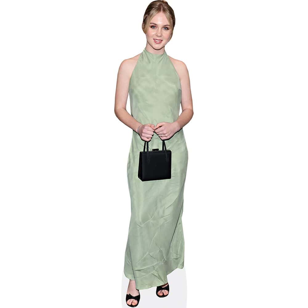 Ariel Donoghue (Green Dress) Cardboard Cutout - Celebrity Cutouts